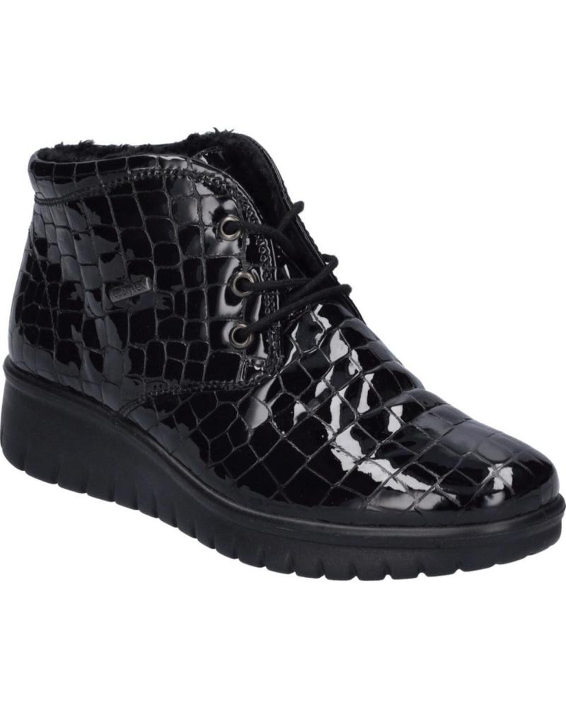 BOTINES JOSEF SEIBEL CALAIS-88 CHAROL MUJER NEGRO BLACK