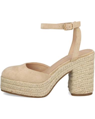 BUBBLE BOBBLE 6106 ZAPATOS TACON ESPARTO MUJER BEIGE