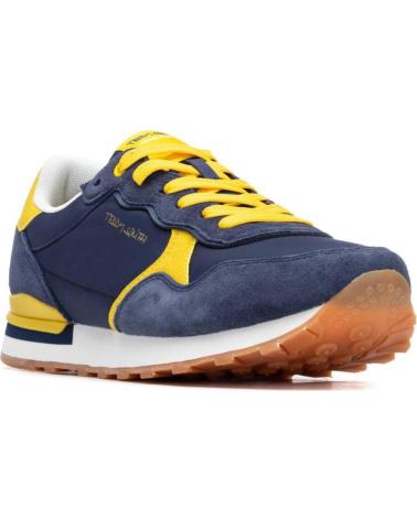 ZAPATILLAS TEDDY SMITH 120502 CON DETALLES EN CONTRASTE NAVY