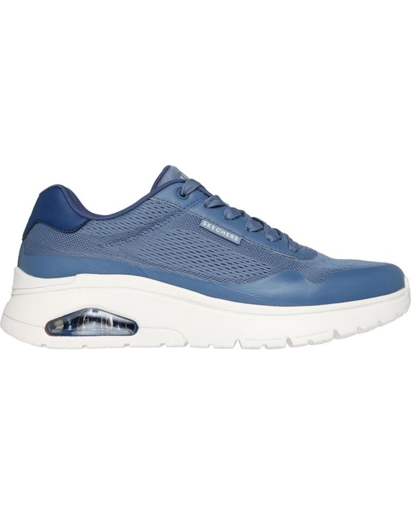 SKECHERS UNO FLEX SPRING ON AIR MEN'S CASUAL SNEAKER AZUL