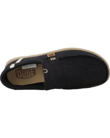 HEY DUDE MIKKA JUTE FREIZEITSCHUHE HERREN SCHWARZ BLKCRM
