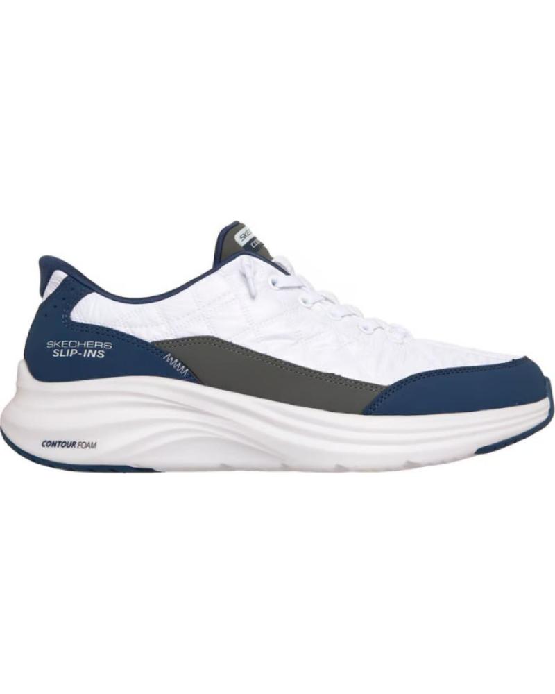 SKECHERS CONTOUR FOAM COZY FIT FREIZEITSCHUHE HERREN BLANCO