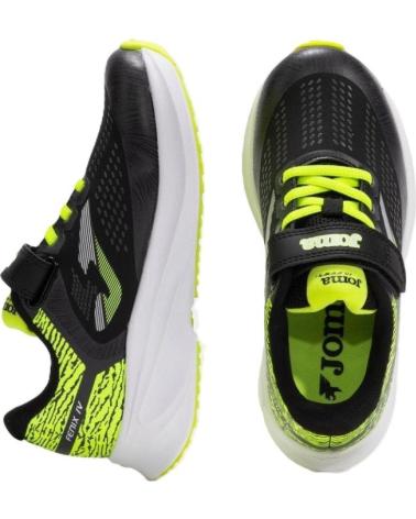ZAPATILLA RUNNING NIÑO JOMA FENIX JR NEGRA NEGRO