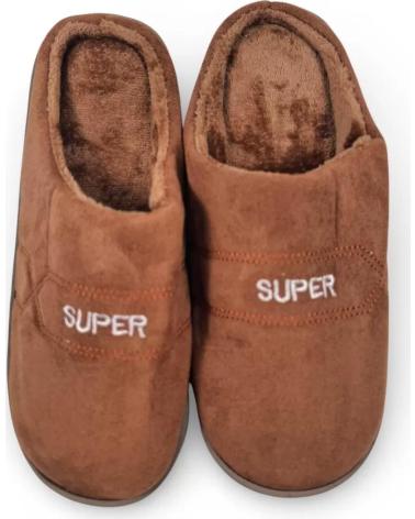 TIMBOS ZAPATILLA CASA DE HOMBRE COLOR CAFE 132404 NEGRO