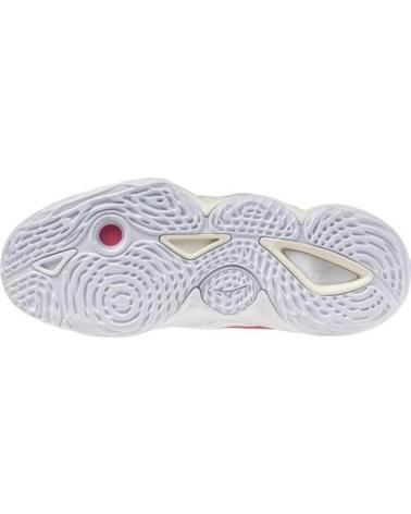 MIZUNO WAVE MOMENTUM ELITE: ZAPATILLAS BALONMANO VÓLEY MUJER BLANCO-ROJO