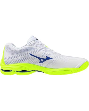 MIZUNO WAVE LIGHTNING PRO - TÊNIS ESPORTIVO MASCULINO BLANCO-AMARILLO