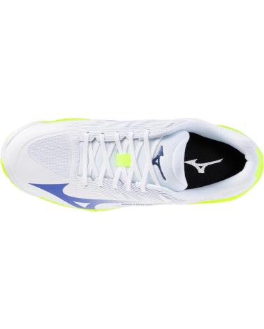 MIZUNO WAVE LIGHTNING PRO - TÊNIS ESPORTIVO MASCULINO BLANCO-AMARILLO