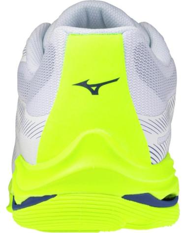 MIZUNO WAVE LIGHTNING PRO - TÊNIS ESPORTIVO MASCULINO BLANCO-AMARILLO
