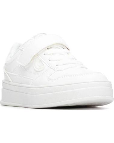 XTI ZAPATILLA CASUAL MUJER 153001 VELCRO BLANCO BLANCO