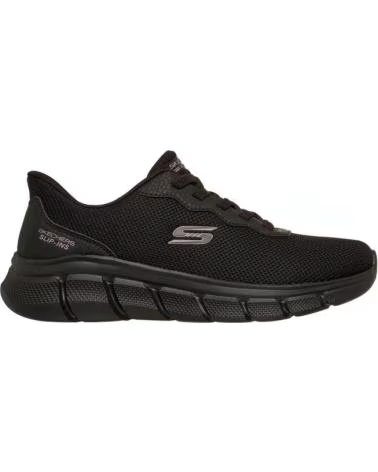 SKECHERS Zapatillas 117324-Bbk en negro para mujer BLACK MESH