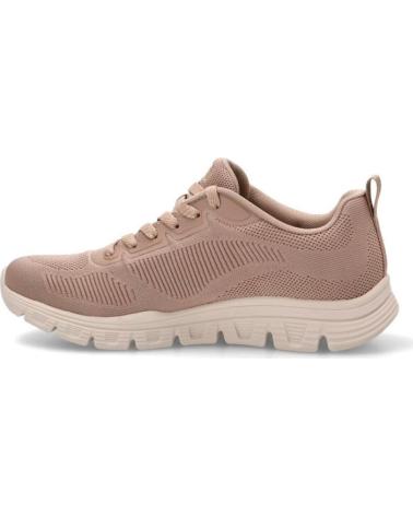 SKECHERS ZAPATILLAS BOBS B LITE TAUPE 117700-TPE SNEAKER CASUAL MUJER MARRóN