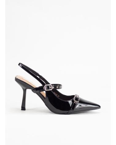 Inicio-KESLEM-ZAPATOS DE SALÓN KESLEM MBA16 DESTALONADOS NEGRO-NEGRO