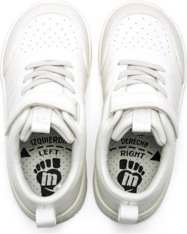ZAPATILLA DEPORTIVA MTNG MUSTANG 49047 VELCRO NIÑA BLANCO BLANCO