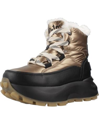 Início-BUFFALO-BOTINES-MUJER-MODELO-MANHATTEN-LACE-UP-PUF-COLOR-NEGRO-BLKGO-BLKGOLD