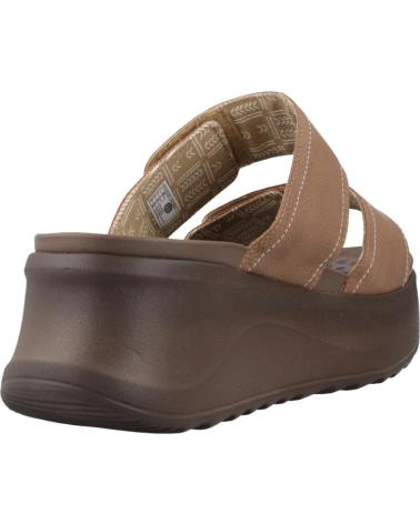 SANDALIAS HEY DUDE DELRAY SLIDE CLASSIC MUJER MARRÓN BROWN