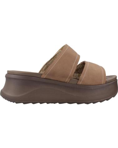 SANDALIAS HEY DUDE DELRAY SLIDE CLASSIC MUJER MARRÓN BROWN