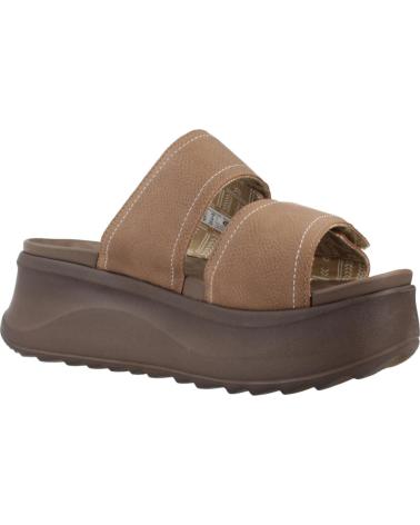 SANDALIAS HEY DUDE DELRAY SLIDE CLASSIC MUJER MARRÓN BROWN