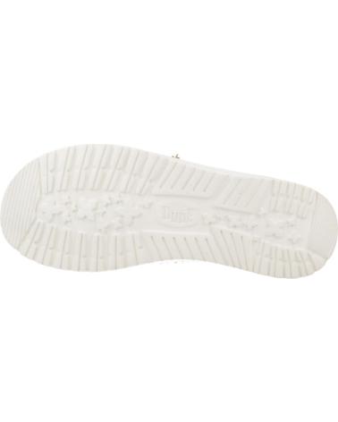 ZAPATILLAS CASUALES HEY DUDE WENDY PERF CANVAS MUJER BEIG CREAM CREAM