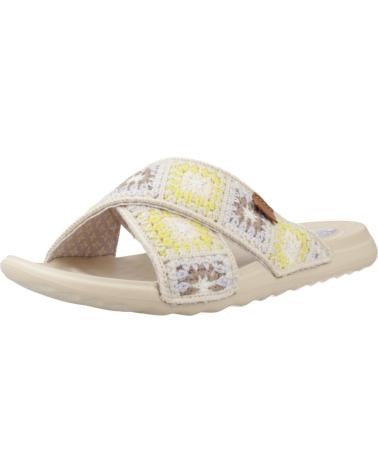 SANDALIAS HEY DUDE CHRISTI SLIDE COTTAGE CROCHE PARA MUJER EGRETMLT