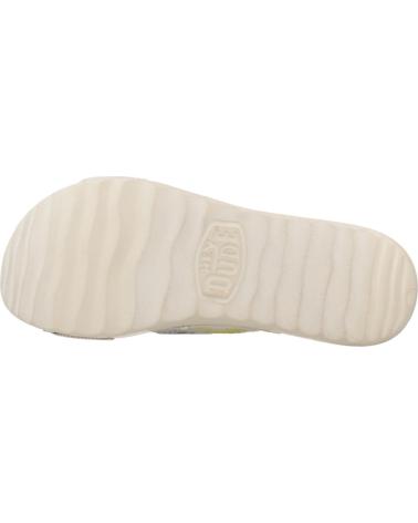 SANDALIAS HEY DUDE CHRISTI SLIDE COTTAGE CROCHE PARA MUJER EGRETMLT