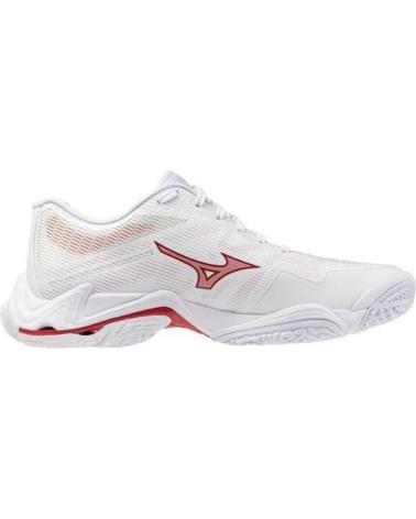 MIZUNO WAVE LIGHTNING ELITE MEN´S SPORTS SHOES - WHITE/RED BLANCO-ROJO