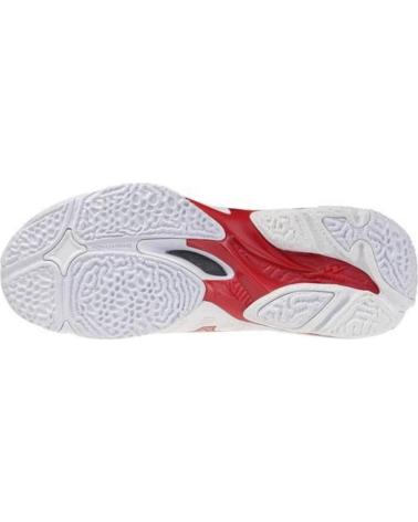 MIZUNO WAVE LIGHTNING ELITE MEN´S SPORTS SHOES - WHITE/RED BLANCO-ROJO