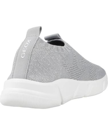GEOX J ARIL GIRL ZAPATILLAS CASUAL PLATA NIÑA C1007 C1007