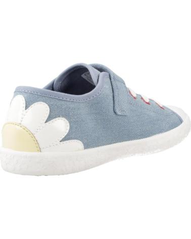 GEOX ZAPATILLAS J GISLI GIRL, CIERRE VELCRO, INFANTIL, ESTAMPADO MARIQUITA C4348