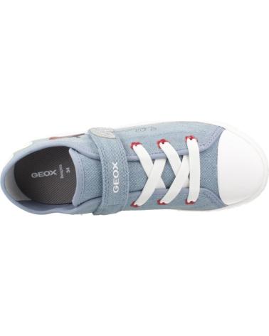 GEOX ZAPATILLAS J GISLI GIRL, CIERRE VELCRO, INFANTIL, ESTAMPADO MARIQUITA C4348