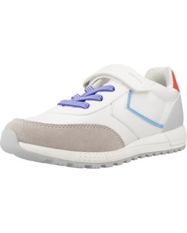 GEOX J ALBEN BOY ZAPATILLAS CASUAL VELCRO NIÑO GRIS C0293 C0293