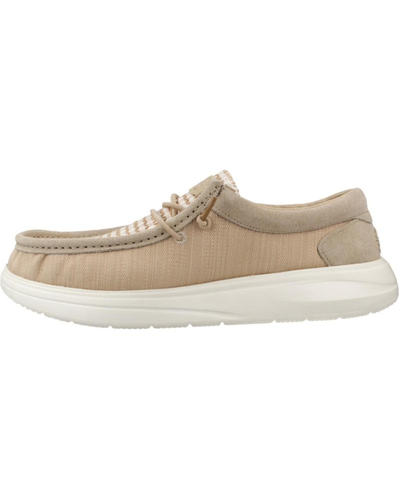 HEY DUDE WALLY COMF WOVEN ZAPATILLAS CASUAL HOMBRE BEIGE CRMLT CRMLT