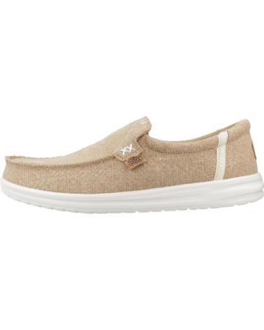 HEY DUDE MIKKA JUTE ZAPATILLAS CASUAL HOMBRE BEIGE CREAM CREAM