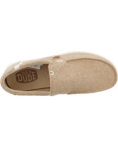 HEY DUDE MIKKA JUTE ZAPATILLAS CASUAL HOMBRE BEIGE CREAM CREAM