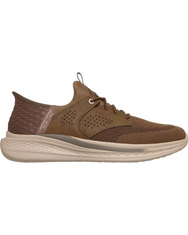 SKECHERS 210889 SLIP-INS RF SLADE - CASTER ZAPATILLAS CASUAL HOMBRE KAKI