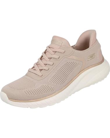 SKECHERS 117497 BOBS SPORT SQUAD CHAOS SLIP-INS MUJER BEIG