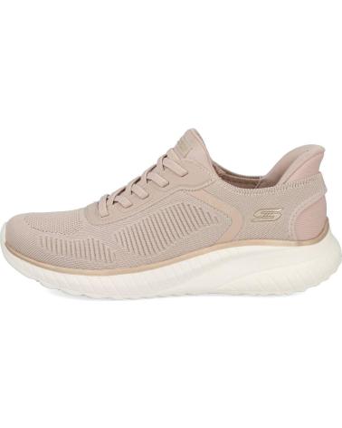 SKECHERS 117497 BOBS SPORT SQUAD CHAOS SLIP-INS MUJER BEIG