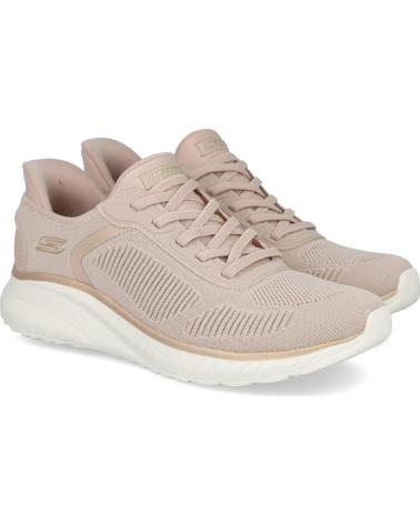 SKECHERS 117497 BOBS SPORT SQUAD CHAOS SLIP-INS MUJER BEIG