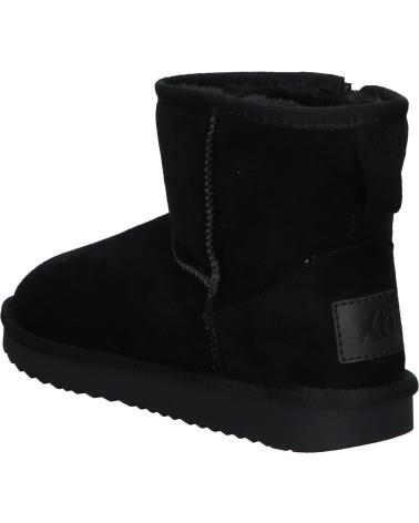 FLAT BOOT WITH ZIPPER XTI 144443 BLACK NEGRO