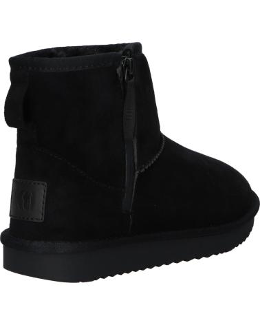 FLAT BOOT WITH ZIPPER XTI 144443 BLACK NEGRO