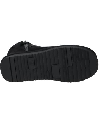 FLAT BOOT WITH ZIPPER XTI 144443 BLACK NEGRO