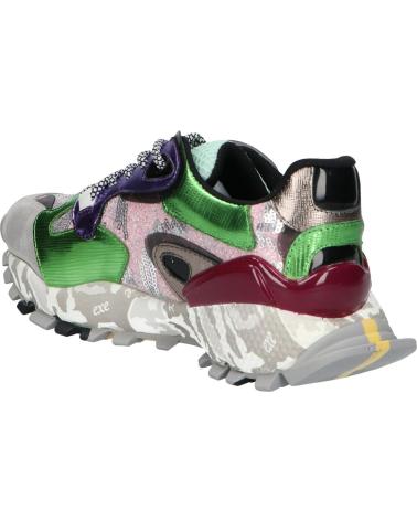 Início-EXE-TÊNIS CASUAL FEMININO EXE 134-10 COURO VERDE ROSA-LEATHER-GREEN-PINK