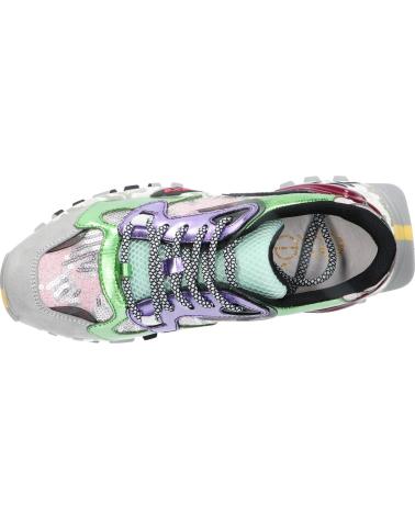 Início-EXE-TÊNIS CASUAL FEMININO EXE 134-10 COURO VERDE ROSA-LEATHER-GREEN-PINK