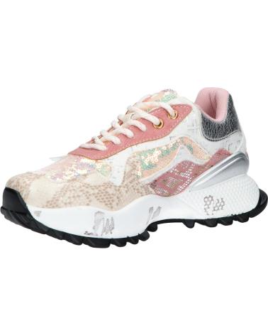 Inicio-EXE-ZAPATILLAS CASUAL MUJER EXE D190608-13B PU BLANCO ROSA-PU-WHITE-PINK