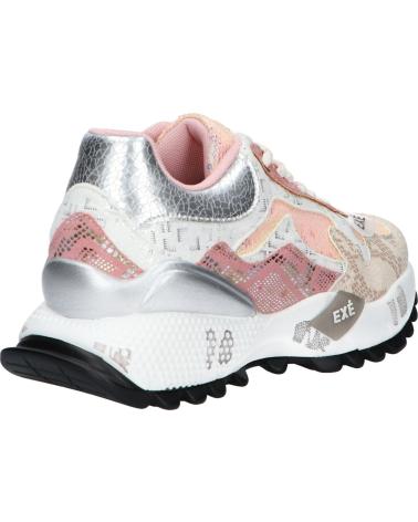 Inicio-EXE-ZAPATILLAS CASUAL MUJER EXE D190608-13B PU BLANCO ROSA-PU-WHITE-PINK