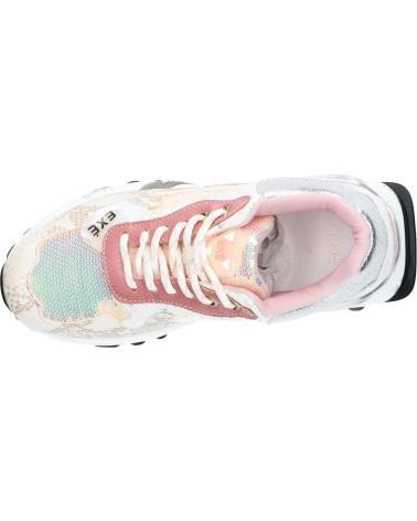Inicio-EXE-ZAPATILLAS CASUAL MUJER EXE D190608-13B PU BLANCO ROSA-PU-WHITE-PINK