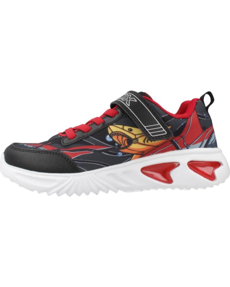 GEOX ZAPATILLAS NINO MODELO J ASSISTER BOY COLOR NEGRO C0054