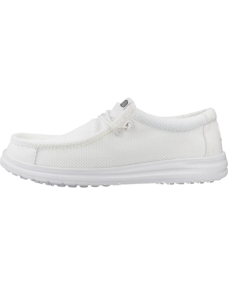 HEY DUDE ZAPATILLAS HOMBRE MODELO WALLY WORK CE COLOR BLANCO WHITE