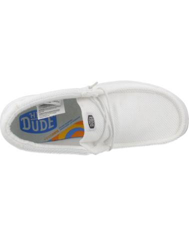 HEY DUDE ZAPATILLAS HOMBRE MODELO WALLY WORK CE COLOR BLANCO WHITE