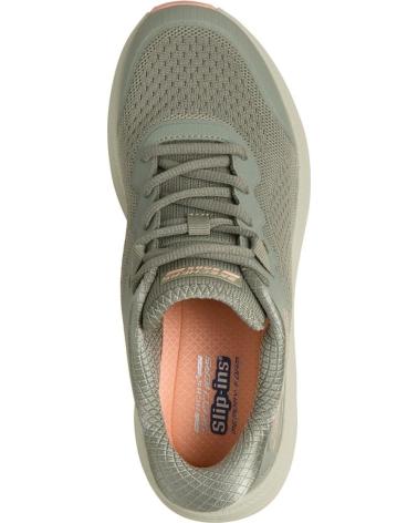 SKECHERS ZAPATOS ZAPATOS MUJER ZAPATILLAS BAJAS MODELO BOBS SKILLZ CO VERDE