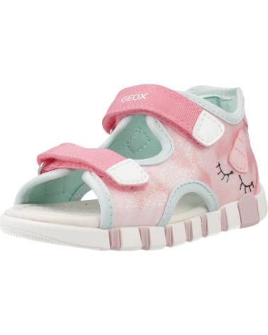 GEOX SANDALIAS NINA MODELO B SANDAL IUPIDOO GIR COLOR ROSA C7337